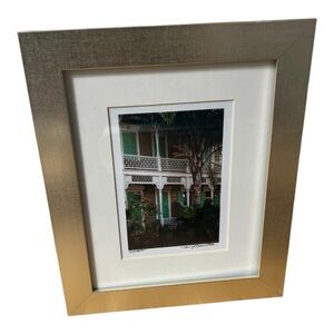 Framed Photographic Print Of A New Orleans Home, “Retreat”By Artist Tamy Coulter